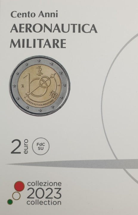 Ιταλία - 2 Ευρώ 2023, Πολεμική Αεροπορία, (Coin Card)