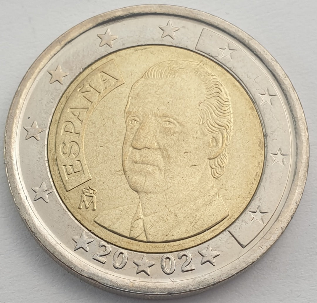 Ισπανία - 2 Ευρώ 2002, Juan Carlos I