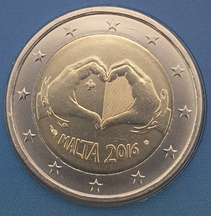 Μάλτα - 2 Ευρώ 2016, Από παιδιά στην απομόνωση, Coin Card
