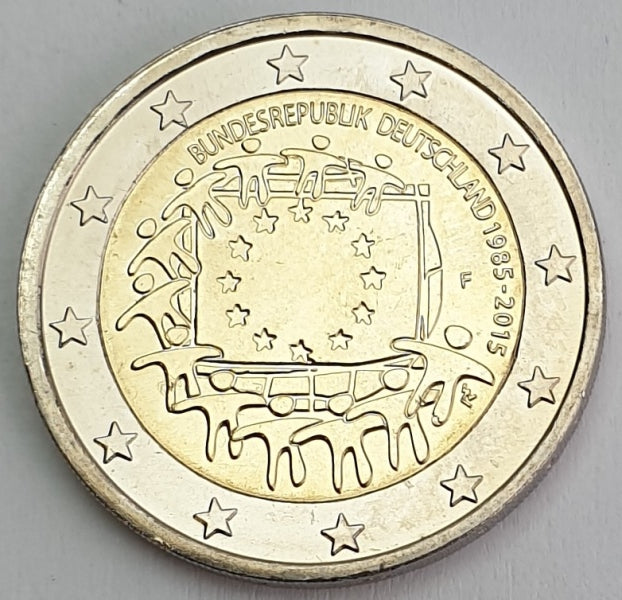 Γερμανία - 2 Ευρώ (Σημαία 2015 F), Ακυκλοφόρητο