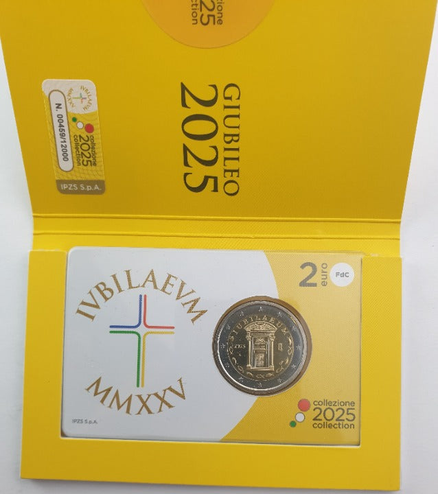 Ιταλία - 2 Ευρώ 2025, Jubilee, Coin Card