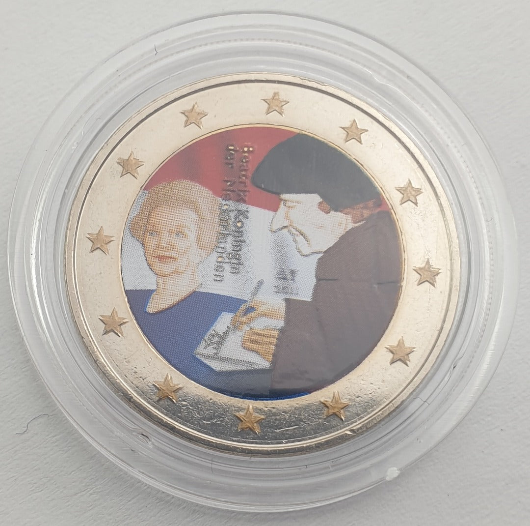 Ολλανδία - 2 Ευρώ 2011, Beatrix Erasmus, Έγχρωμο