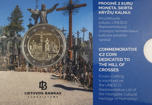 Λιθουανία - 2 Ευρώ 2020, Ο Λόφος των Σταυρών, (Coin Card)