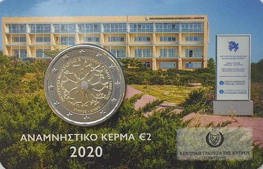Κύπρος - 2 Ευρώ 2020, Ακυκλοφόρητο, BU (Coin Card)