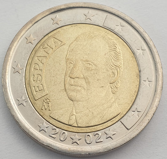 Ισπανία  - 2 Ευρώ 2002, Juan Carlos I