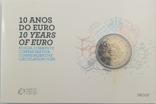 Πορτογαλία  - 2 Ευρώ 2012, Τα Δέκα Χρόνια Του Ευρώ, Proof