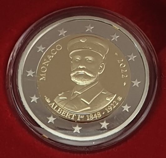 Μονακό - 2 Ευρώ 2022, Άλμπερτ Ι, BE PROOF