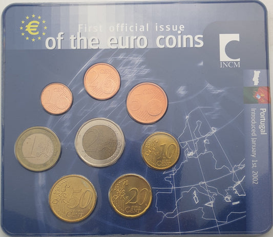 Σειρά Ευρώ - Πορτογαλία 2002, First Official Issue