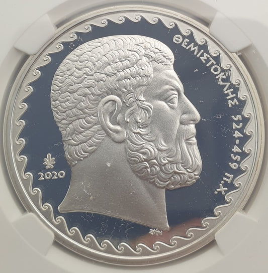 Ελλάδα - 10 Ευρώ 2020 (PF 69 ULTRA CAMEO), Θεμιστοκλής, Ασημένιο PROOF