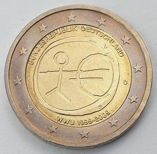 Γερμανία - 2 Ευρώ D (ΟΝΕ 2009), Ακυκλοφόρητο