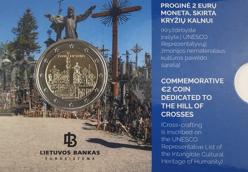 Λιθουανία - 2 Ευρώ 2020, Ο Λόφος των Σταυρών, (Coin Card)
