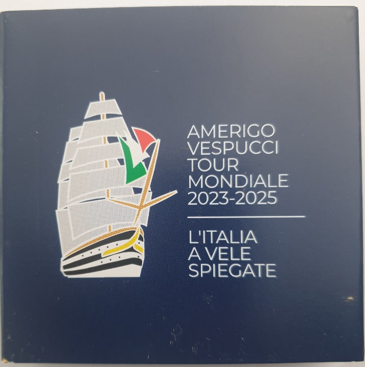 Ιταλία - 2 Ευρώ 2025, Voyage of the Amerigo Vespucci Ship, (Proof)
