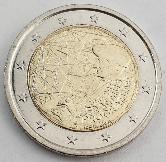 Ισπανία - 2 Ευρώ 2022, 35 Χρόνια του Πρoγράμματος Erasmus, Ακυκλοφόρητο