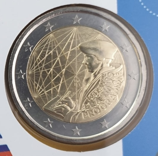 Ιταλία - 2 Ευρώ 2022, 35 Χρόνια του Πρoγράμματος Erasmus, BU (Coin Card)