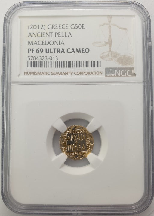 Ελλάδα - 50 Ευρώ 2012 (PF 69 ULTRA CAMEO), Αρχαία Πέλλα