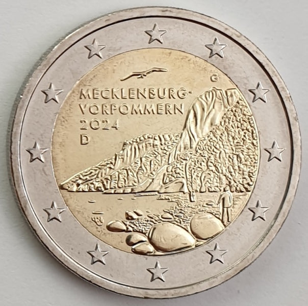 Γερμανία - 2 Ευρώ 2024 Α, (G), Ακυκλοφόρητο