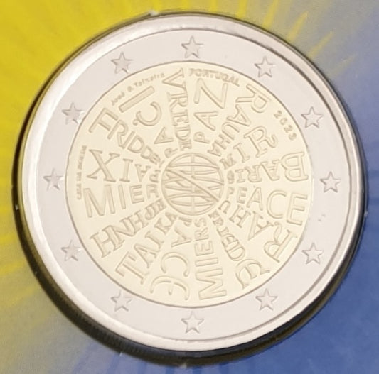Πορτογαλία - 2 Ευρώ 2023, Ειρήνη μεταξύ των Λαών, PROOF