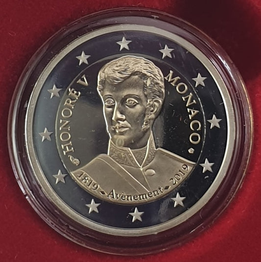 Μονακό - 2 Ευρώ 2019, Ακυκλοφόρητο, PROOF