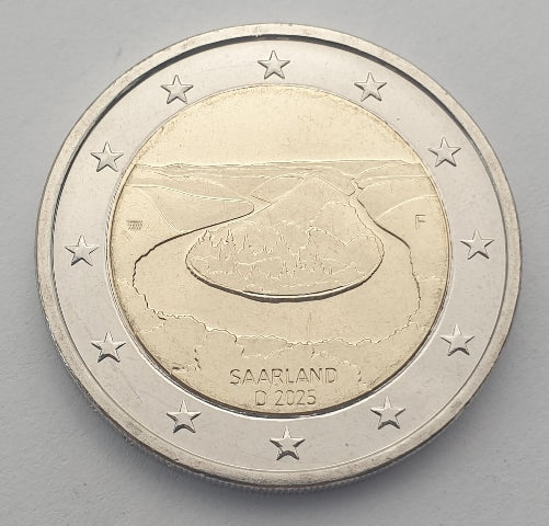 Γερμανία - 2 Ευρώ 2025 A, (F)
